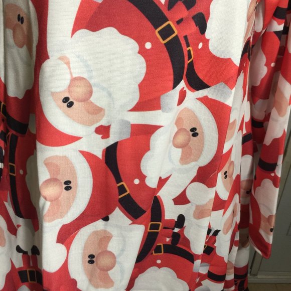 Misslook Ladies Holiday Santa Claus Tunic Top Size Small/Medium - Picture 3 of 14